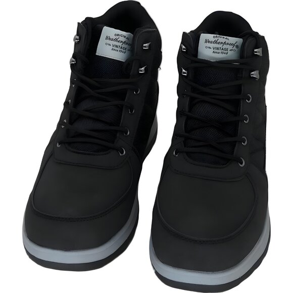 Weatherproof Vintage Steven Men\'s Hiking Boots Black 12M